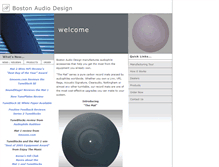 Tablet Screenshot of boston-audio.com